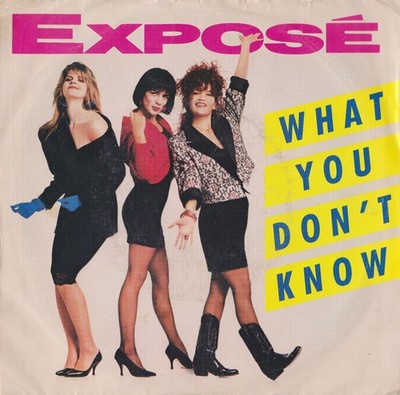 Expose - What You Don't Know - Used Vinyl Record 7 - C8100z