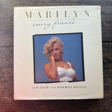 Henry Holt Marilyn Among Friends Hardcover Book 1988 White Good First Edition