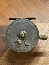 Mulinello da Pesca Antico The Bute Patent Silex Style Lega Casting Mulinello 3,5” C1920s