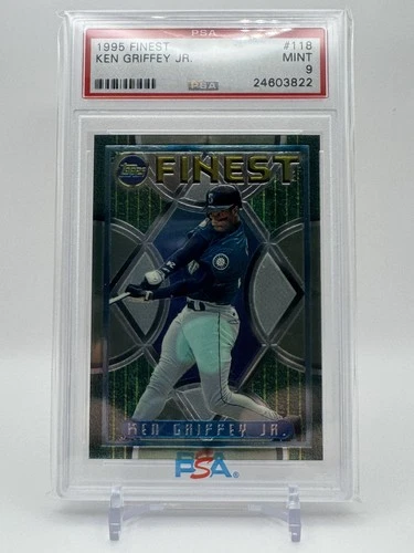 1995 Topps Finest - Ken Griffey Jr #118 PSA 9