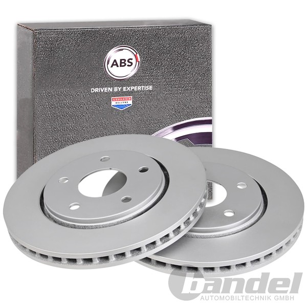 2X A.B.S. Bremsscheiben 302Mm Vorne Passend FüR Chrysler Grand Dodge Journey-image