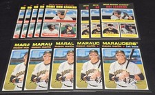 (13) MASON MARTIN RC Lot 2020 Topps Heritage Minors #38 #185 #186 Rookie PIRATES
