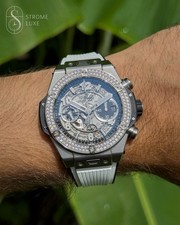 Hublot Big Bang Unico 42mm Titanium Diamond Bezel B&P 441.NX.1171.RX.1104 4