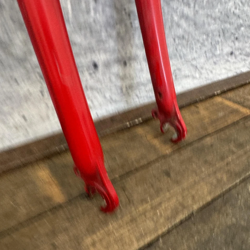 Vintage Bianchi Moutain Bicycle Fork 26 In 1 In Threaded Steel Red Cantilever - Image 3 of 4