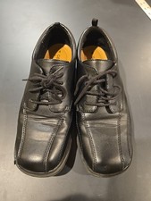 George Youth Boys Size 4 Black Lace Up Dress Shoes