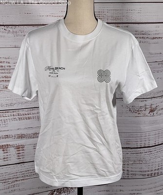 STAMPD Patina Maldives Miami Beach T Shirt White S