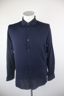 MURPHY & NYE HERREN HEMD GR L MAN CASUAL VINTAGE SHIRT BAUMWOLLE UNIFARBEN