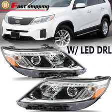 Leftright Headlights Heaflamp For 2014 2015 Kia Sorento Lx Halogen W Led Drl Leftright Headlights Heaflamp For 2014 2015 Kia Sorento Lx Halogen W Led Drl