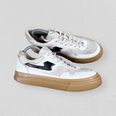 Stepney Workers Club Herren Pearl S-Strike Leder Mix White Gum UK 7,5 EU 41