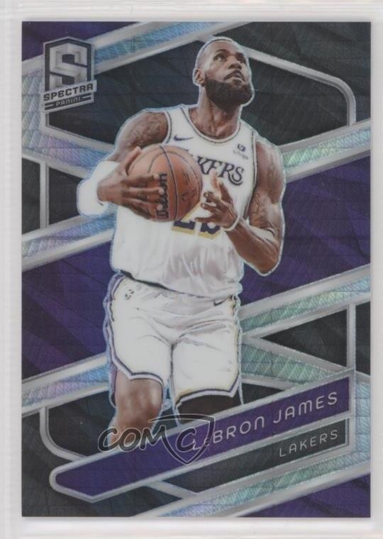 2023-24 Panini Spectra International Black & White Prizm LeBron James #26