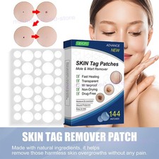 144/Set Skin Tag Remover Patches Quick Effective Mole Wart Pad Removal Sticker