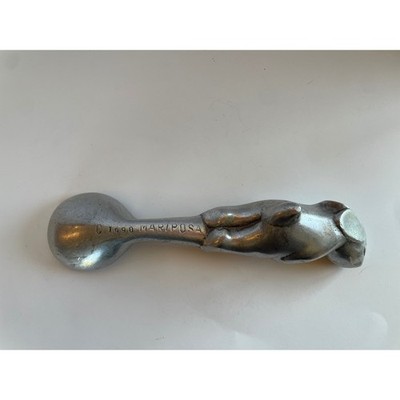 Mariposa Ice Cream Scoop Silver Good Vintage 1990 Figural Rabbit Bunny Handle