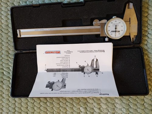 Westward Dial Caliper With Case And Instructions