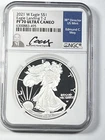 2021-W Type 2 American Silver Eagle : NGC PF70 Ultra Cameo Moy Signed