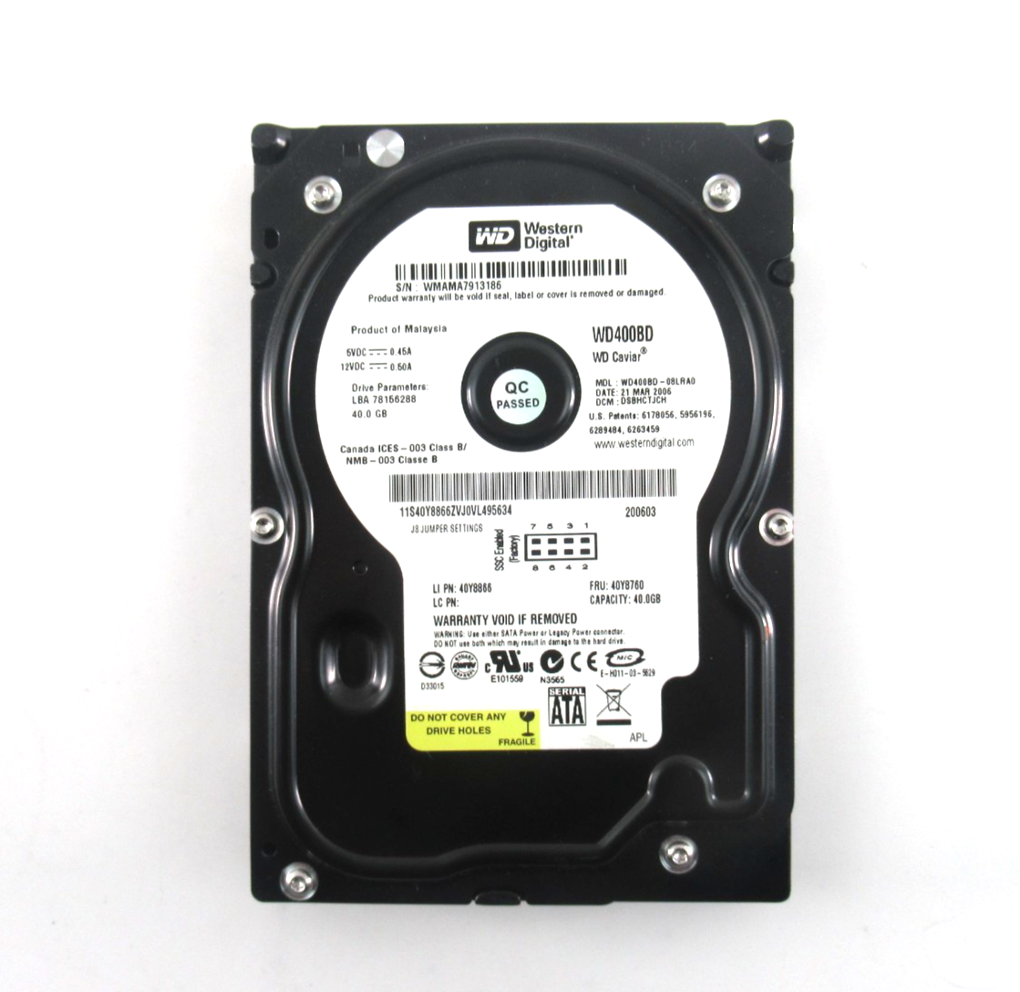 40GB SATA 3.5"" 5400RPM HDD - 40Y8760