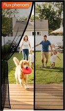 Magic Curtain Door Mesh Magnetic Fastening Mosquito Fly Bug Insect Net Screen UK