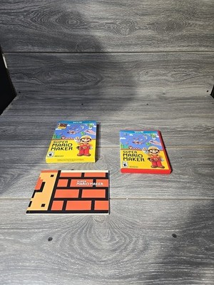 Super Mario Maker With Booklet (Nintendo Wii U, 2015) Tested- Complete In Box