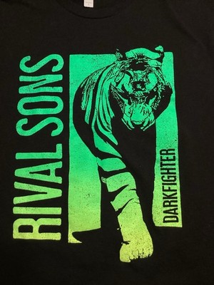 Rival Sons Darkfighter Album Promo Shirt Size L Black 