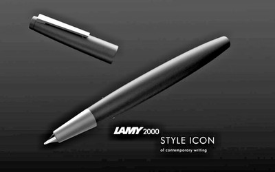 Lamy 2000 Fountain Pen - Black - Fine Brand New In Box/Warranty