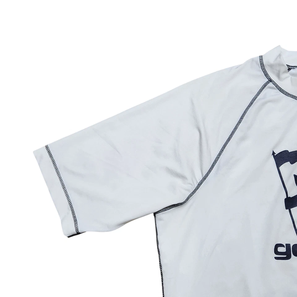 VTG Gotcha Sharkman Graphic T-Shirt XL Men White Surf Skate Retro 80s - Image 4 of 4