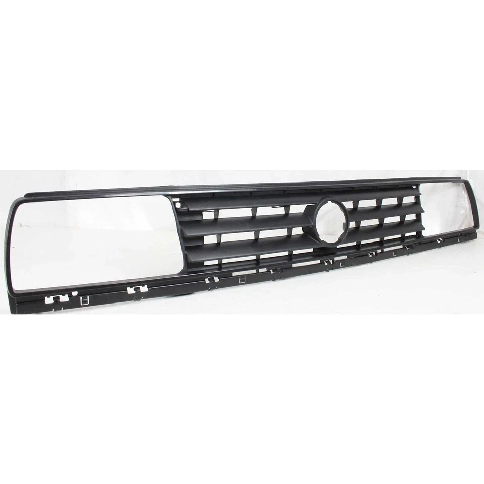 Black Plastic New Front Fits 1988-1992 Volkswagen Golf Jetta Grille Assembly Foto 3 de 4