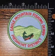 Eagle Mountain Fishing Derby Piedmont District NCAC Boy Scout Patch 