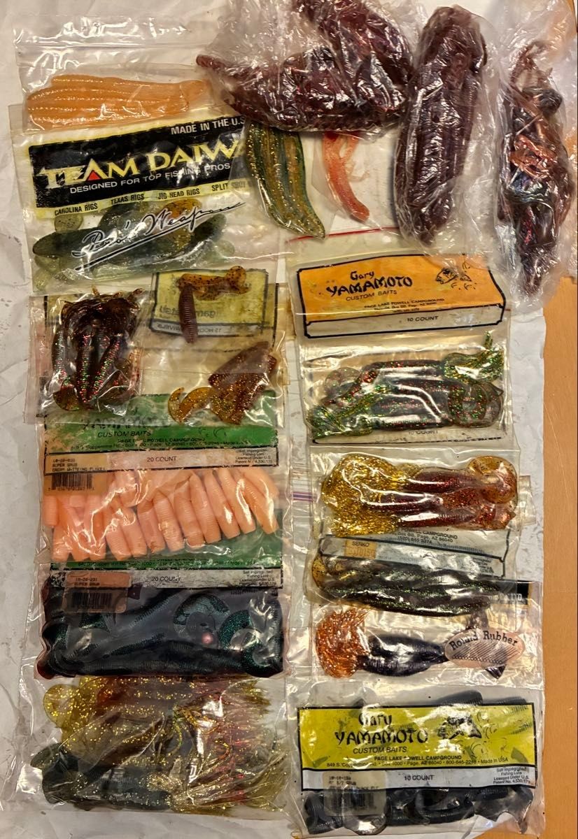 Worm set ② Gary Yamamoto and others Worms for Gary Yamamoto soft lure - Image 2