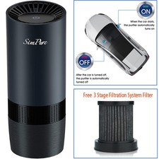 Room Car Air Purifier Cleaner Hepa Filter Remove Odor Dust Mold Home Allergies
