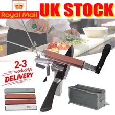 Professional Adjustable Angle Knife Sharpener Kitchen Fixed Sharpening System UK