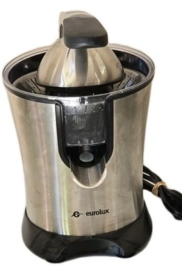 Eurolux ELCJ-1600S Electric Citrus Juicer 160W Stainless Steel - Silver/Black