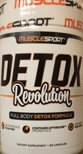 MuscleSport DETOX REVOLUTION 90 Capsules ( 30 Servings ) BEST BY 12/26