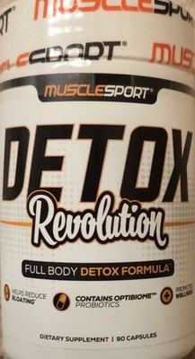 MuscleSport DETOX REVOLUTION 90 Capsules ( 30 Servings ) BEST BY 12/26