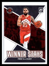2022 Donruss Optic Basketball #6 Fred VanVleet  Winner Stays  Toronto Raptors