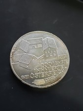 1979 Austria 100 Schillings Inn District Commemorative Silver Coin 