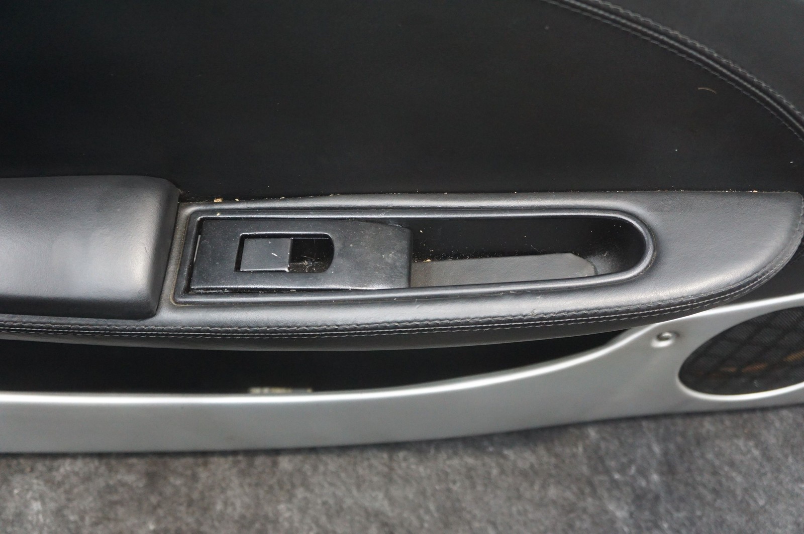 Front Left Driver Interior Door Trim Panel Black Leather Ferrari 360 Modena 2001