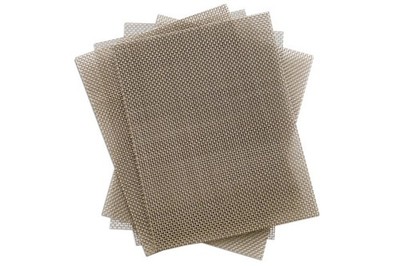 POWER-TEC 91776 Stainless Steel Mesh Gauze 10 Pcs 150×115 mm Plastic Repair Mesh