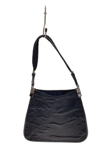 Sac à main GUCCI toile noir motif all over logo GG 005/0846 sac toile