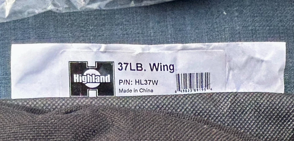 Highland XS Scuba 37lb Wing *Brand New with Tags* MSRP:$369 - Image 3 of 4