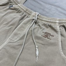 Crazy Shirts Pants Men M 32 Inseam Kona Coffee Dyed Surfer Beach Drawstring Logo