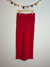 Vintage red pull on trouser pants
