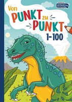 Dino Malbuch Punkt-Zu-Punkt 50 Motive Ausmalen FüR Kinder, Spielzeug, Kreativ