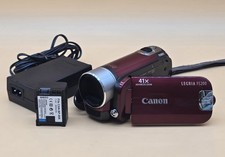 Canon LEGRIA FS200 Digital Camcorder Red With Charger.