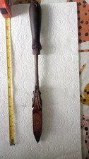 Antique copper soldering iron. 35 cm in length
