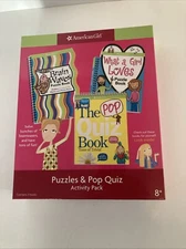 American Girl Puzzles & Pop Quiz  Activity Pack 3 Book Boxed Set