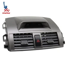 Center Dash A/C Air Vent Outlet Panel with Clock for 2009-2013 Toyota Corolla