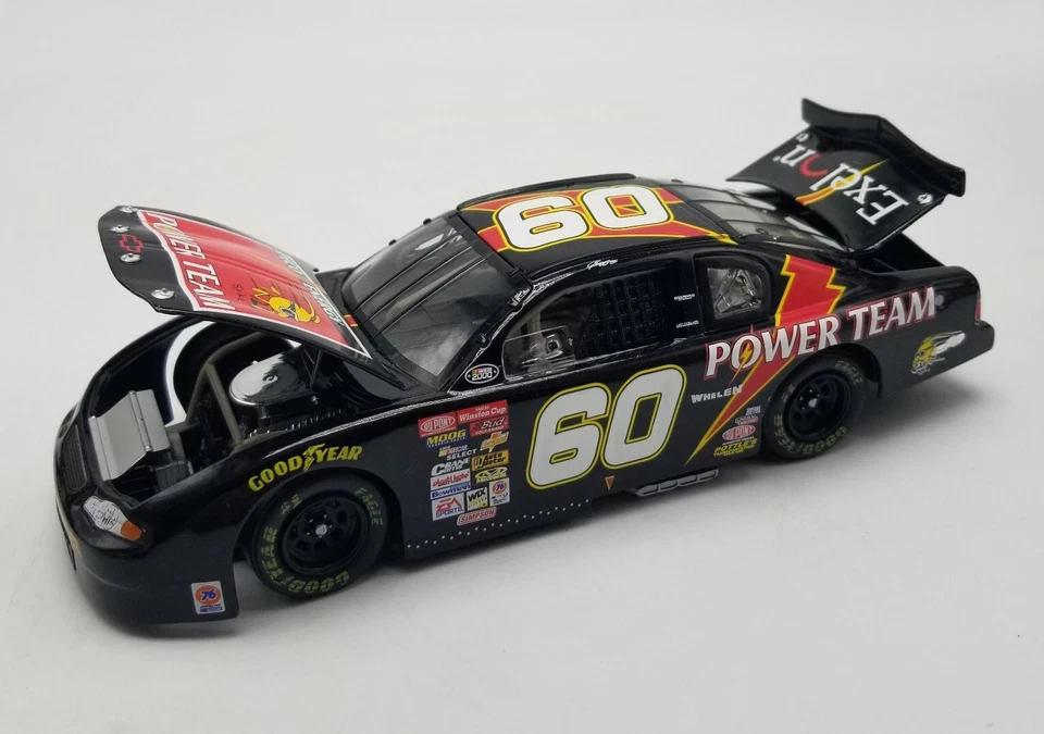 Action Racing GEOFFREY BODINE #60 Power Team 2000 Monte Carlo escala 1/24 diecast Foto 2 de 4
