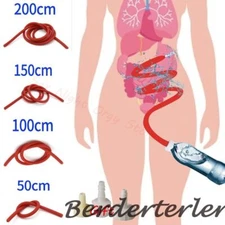 Shower Enema System Vaginal Anal Cleaner Tube Wash Silicone Colon Douche Nozzle