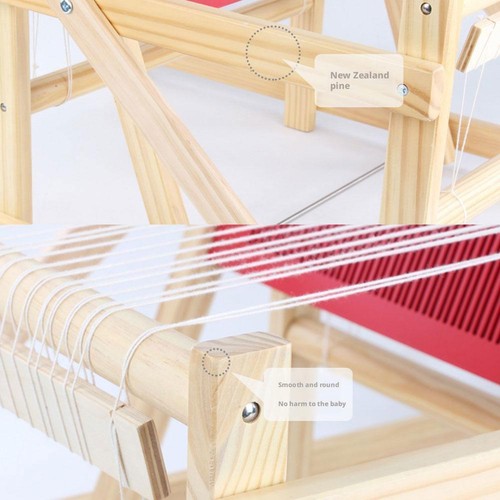 Weaving Loom Kit with Rigid Heddle Shed Stick, Wooden L Multi-Craft M4L1 U1S5 - Picture 7 of 12