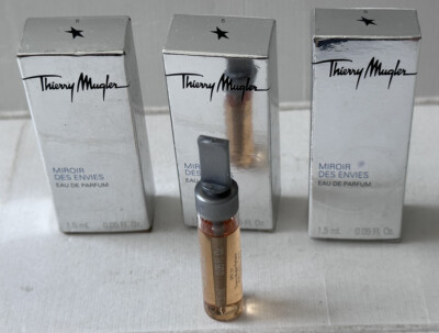 Thierry Mugler MIROIR DES ENVIES 3 x 1.5mL EDP Splash Vial Women NIB-3 Pcs.