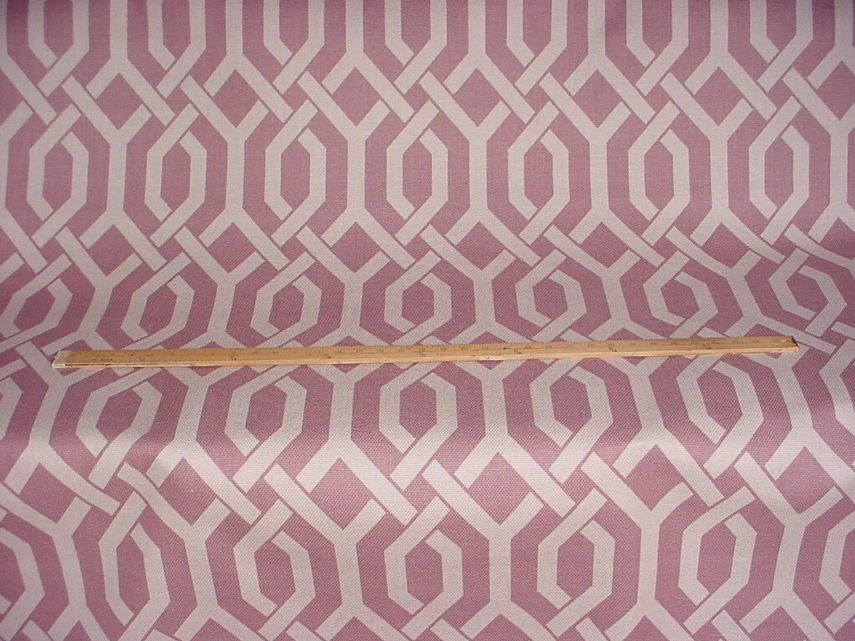 Tela de tapicería de celosía enrejado de algodón estampado lila Kravet Jerry 21-1/2 años Foto 2 de 4